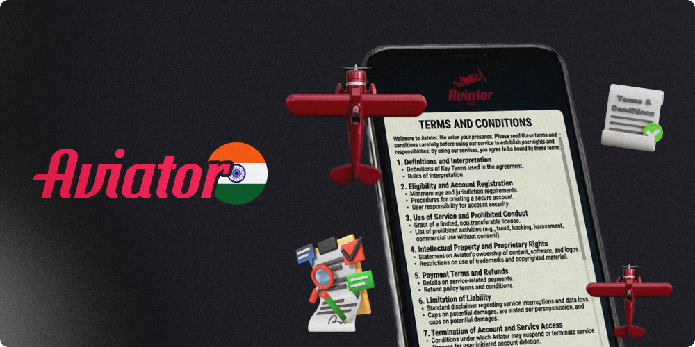 Aviator App terms and conditions for Indian players